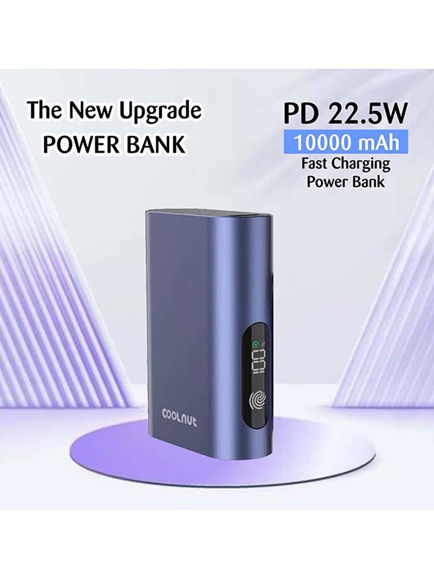 Coolnut CNP-832 10000 mAh Fast Charging Power Bank (Blue)