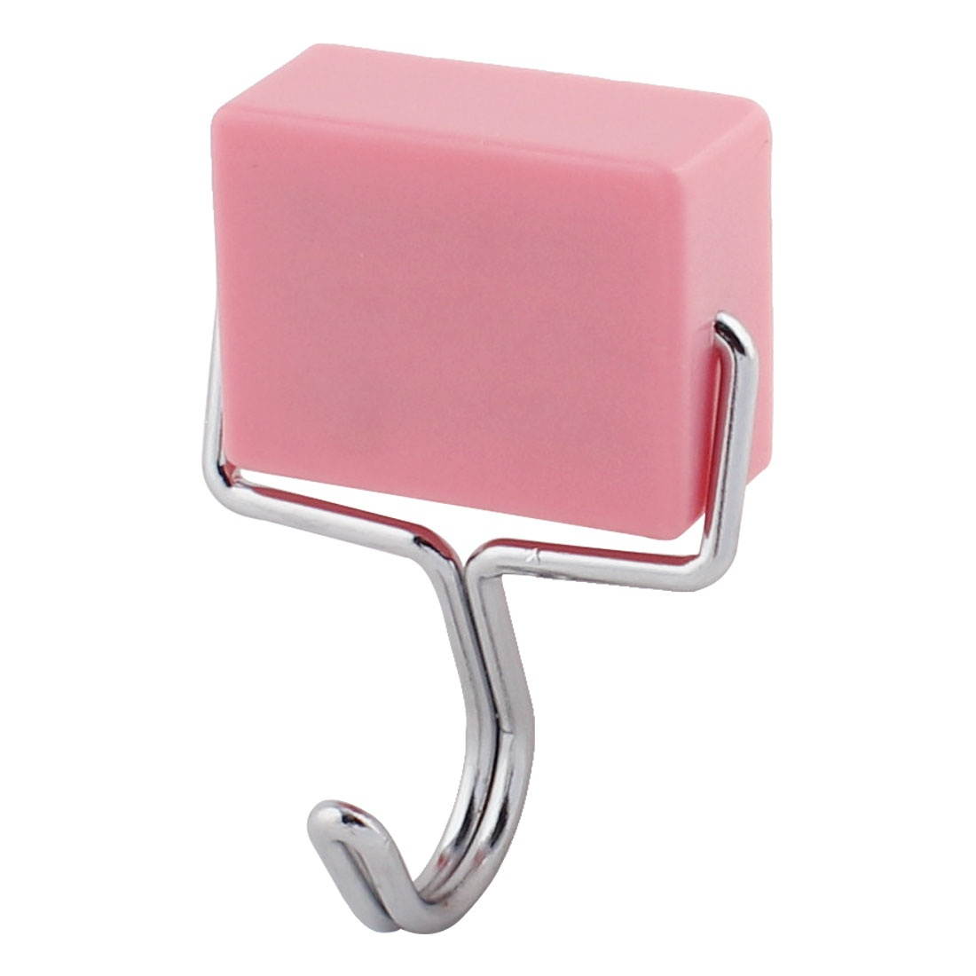 Office Kitchen Bathroom Magnetic Cooking Utensil Clothes Towel Hook Hanger Pink
