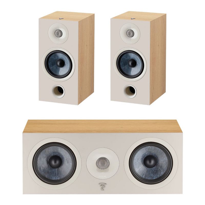 Focal Chora 3.0 Channel Home Theater Speaker Bundle (Light Wood)