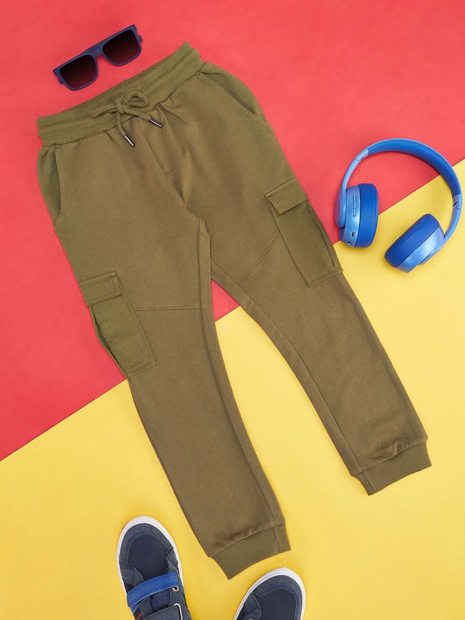 Todd N Teen Kids Navy Cotton Joggers