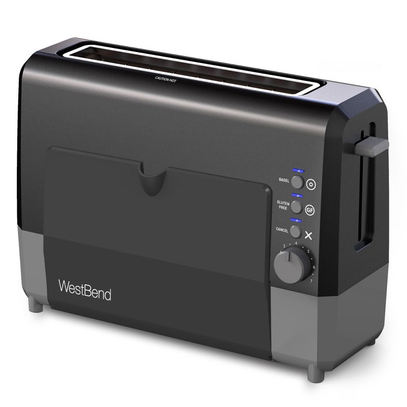 West Bend 2 Slice QuickServe Toaster - Black