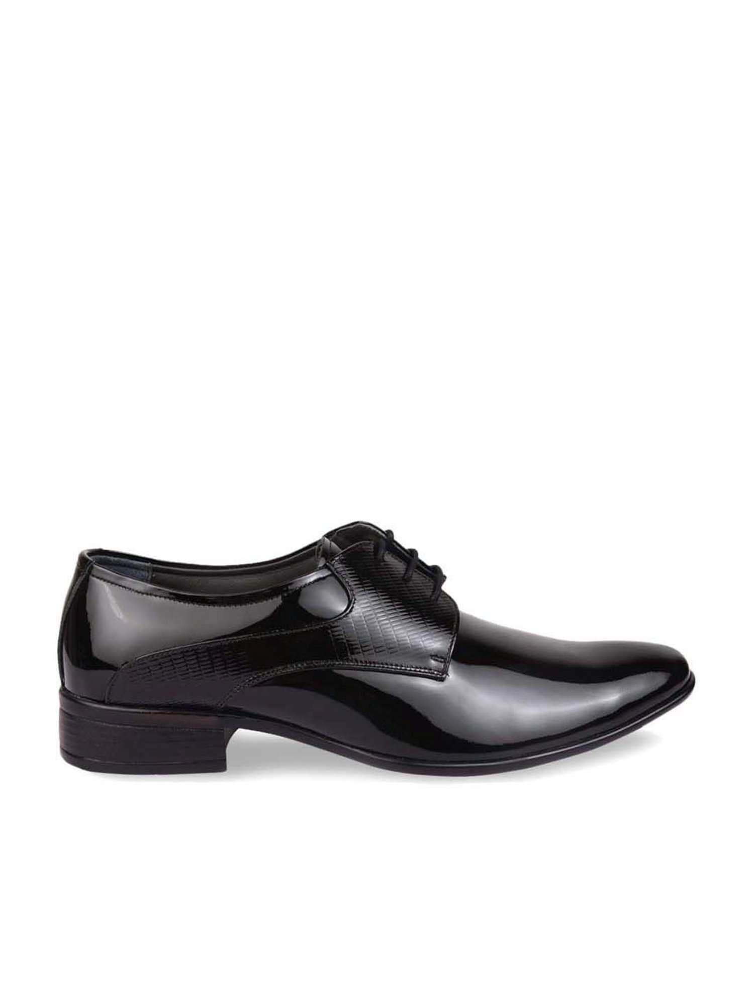 Regal Men's Black Derby Shoes