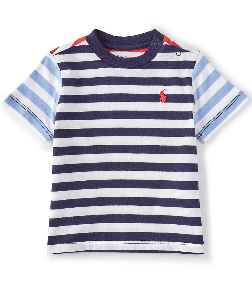 First Wave Baby Boys 12-24 Months Long-Sleeve Ribbed Henley Tee