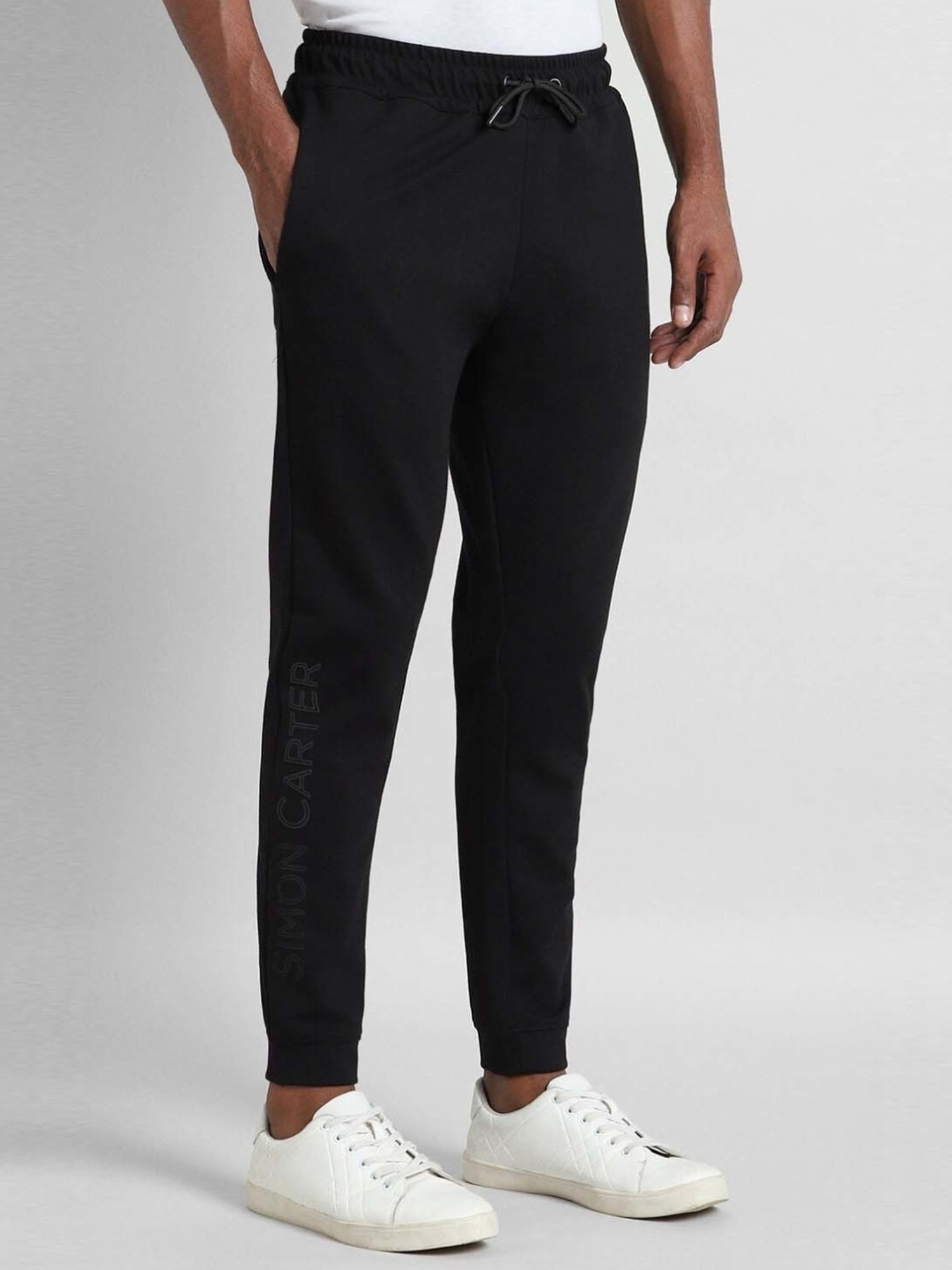 Simon Carter London Black Slim Fit Joggers