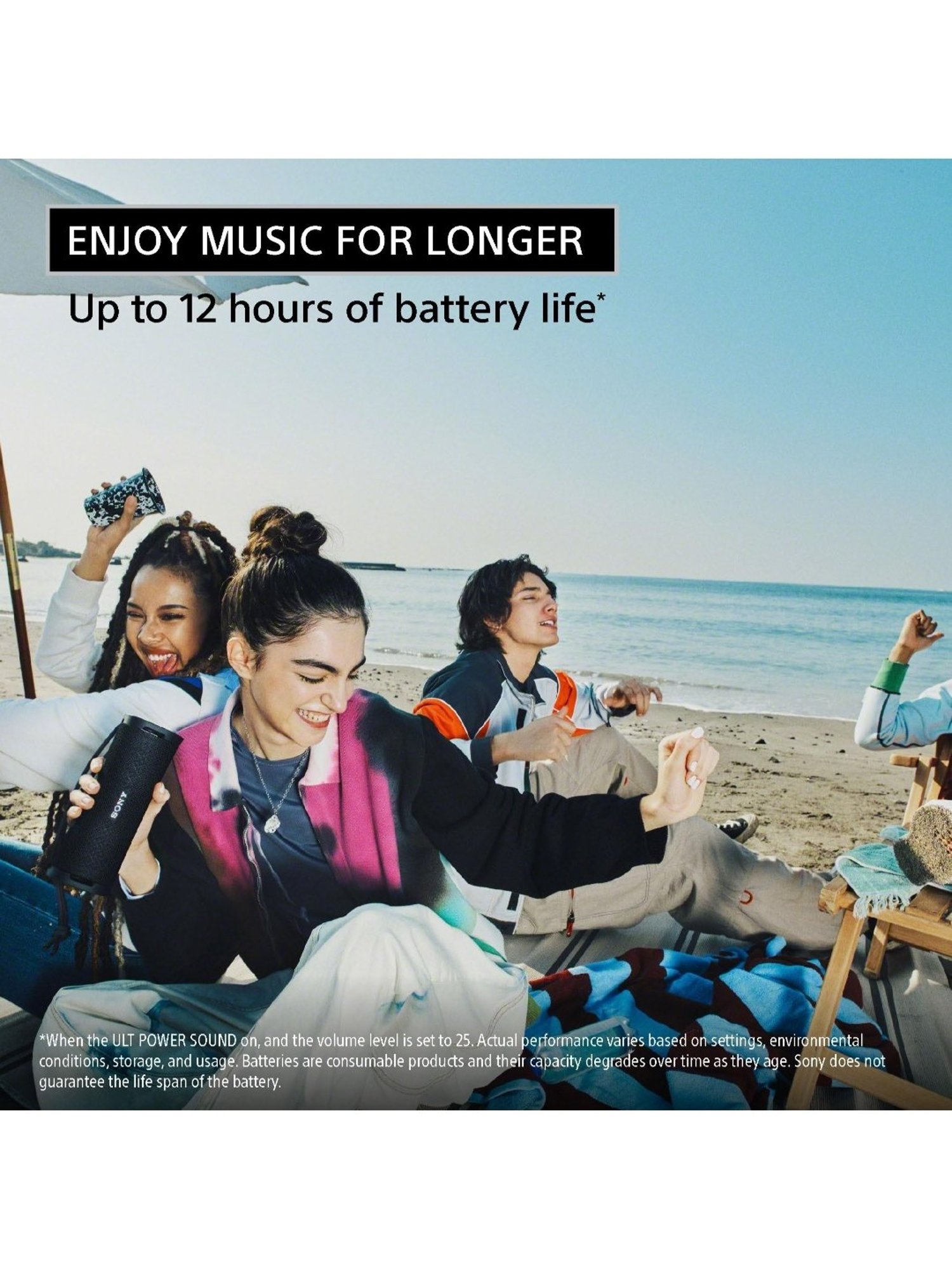 Sony ULT Field 1, 20W Wireless Ultra Portable Bluetooth Speaker with 12hrs of Battery Life (Orange)