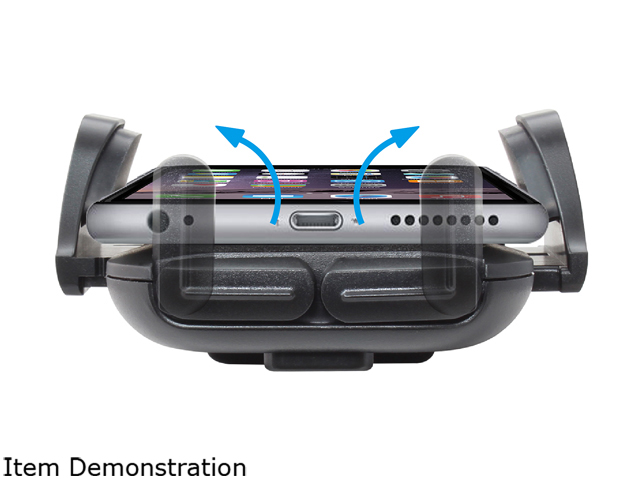 Macally Black Adjustable Automobile Cup Holder Mount for Cell Phones, Smartphones, GPS and PDA MCUPMP