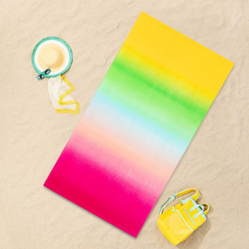 Iveta Abolina Peace Hands Tan Beach Towel - Deny Designs