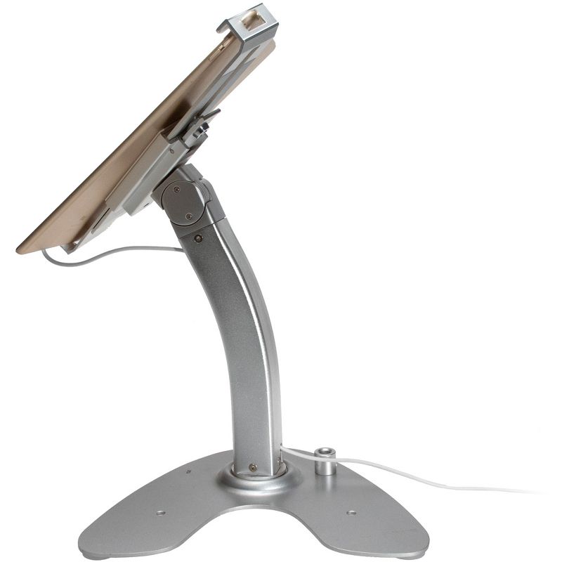 CTA Digital Universal Dual Security Kiosk with Locking Holder and Anti-Theft Cable for 7-13 Inch Tablets - Up to 13" Screen Support