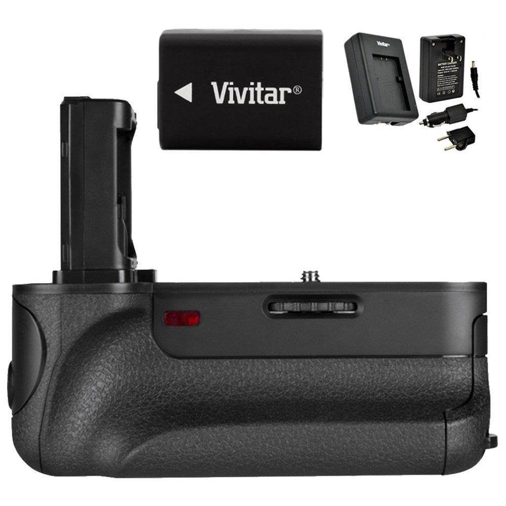 Vivitar PG-A7II Battery Grip for Sony A7, A7R, A7II, A7SII w/ Accessories Bundle