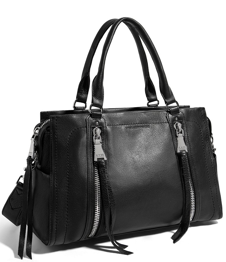 Aimee Kestenberg Zip Me Up Triple Entry Satchel Bag