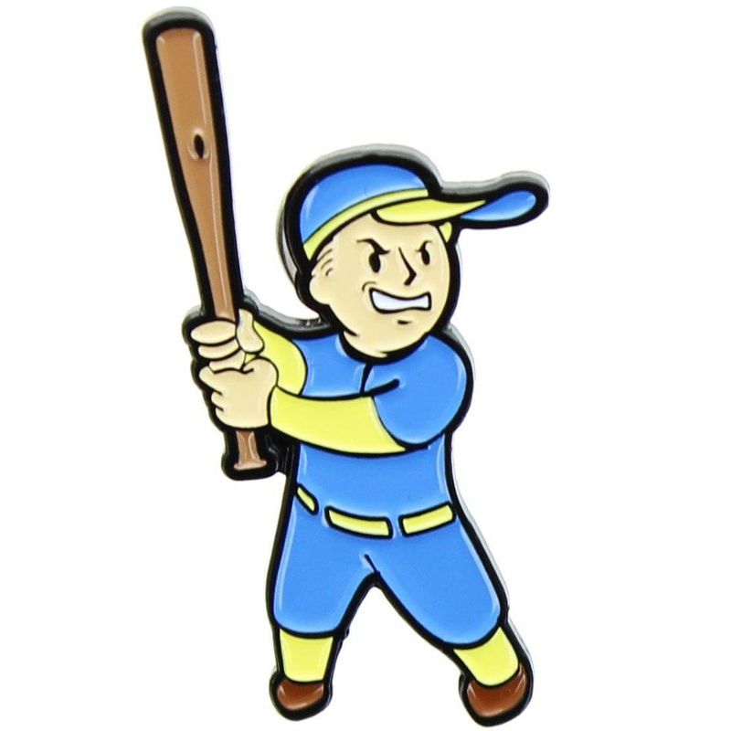 Just Funky Fallout Collectibles | Vault Boy Big Leagues Perk Collector&rsquo;s Edition Enamel Pin