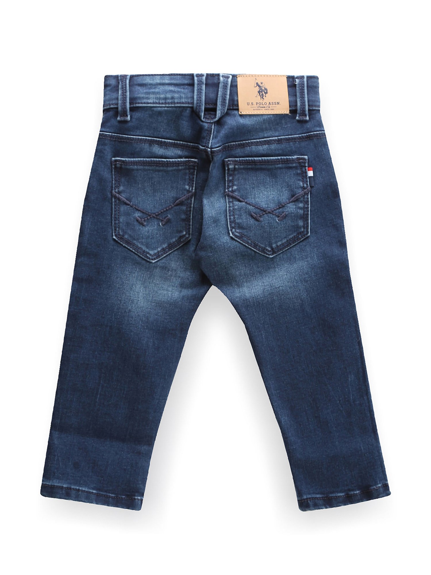 U.S. Polo Assn. Boys Blue Solid Jeans