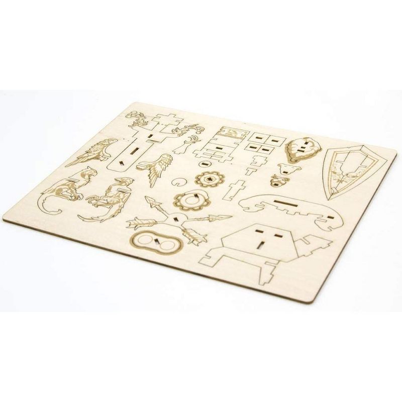 Incredibuilds World of Warcraft Alliance Poster & Wood Model Figure Kit