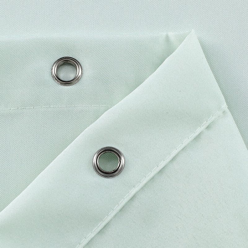 Hotel Collection Water Resistant Fabric Shower Curtain Liner - Seamist/Aqua
