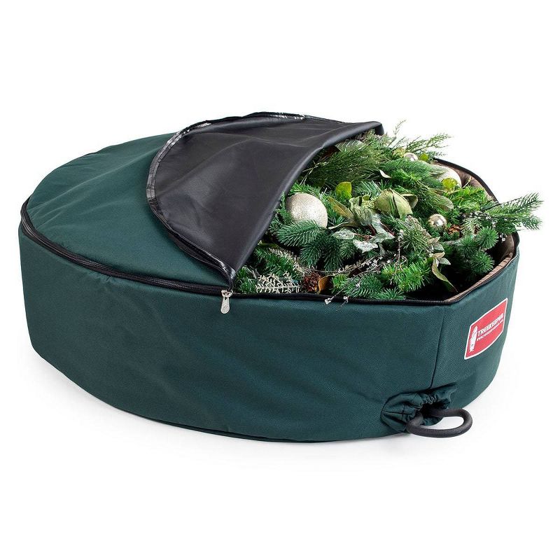 TreeKeeper Foam-Lined Wreath Keeper with Removable Handle - 36"