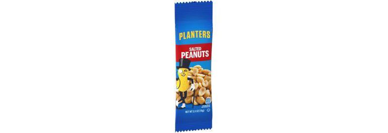 Planters Salted Snack Nuts Tube - 2.5oz