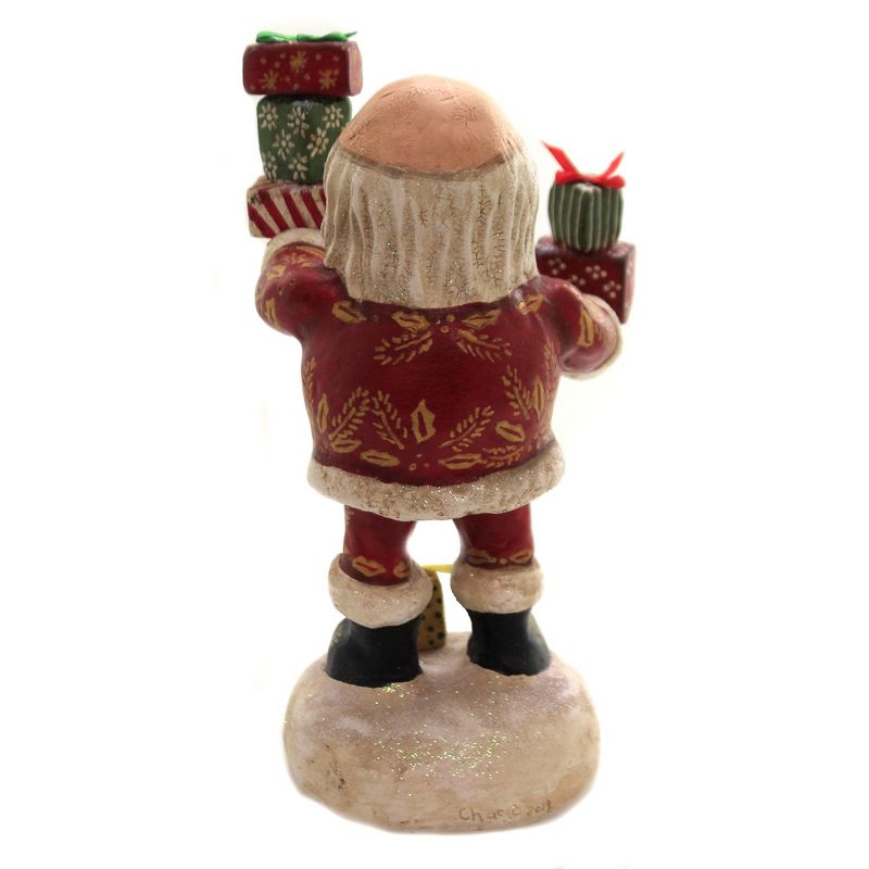 Charles Mcclenning 8.25" Packing The Sleigh Santa Claus Christmas  -  Decorative Figurines