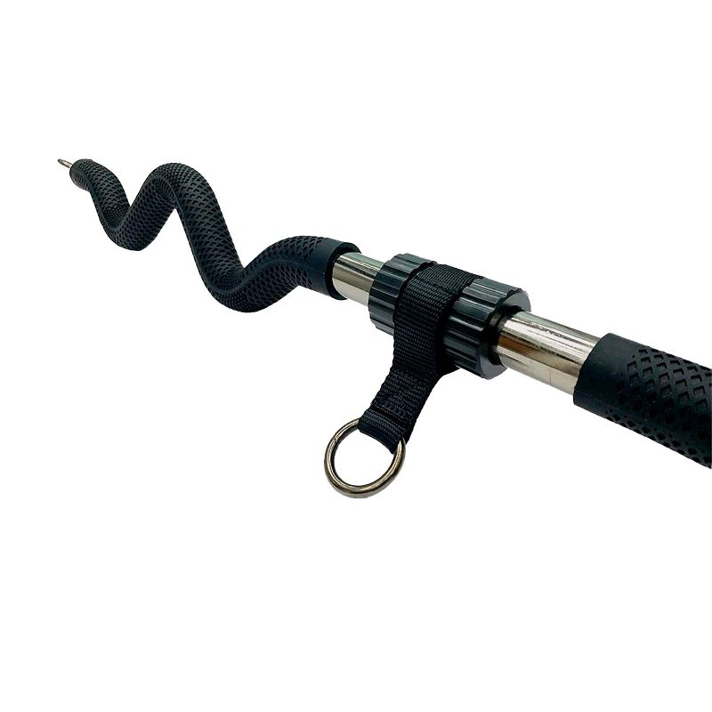 Bodylastics Collapsible Resistance Bands Curl Bar with Custom Molded Rubber Grip, 3 O Rings for Connection, and Carrying Bag, Black