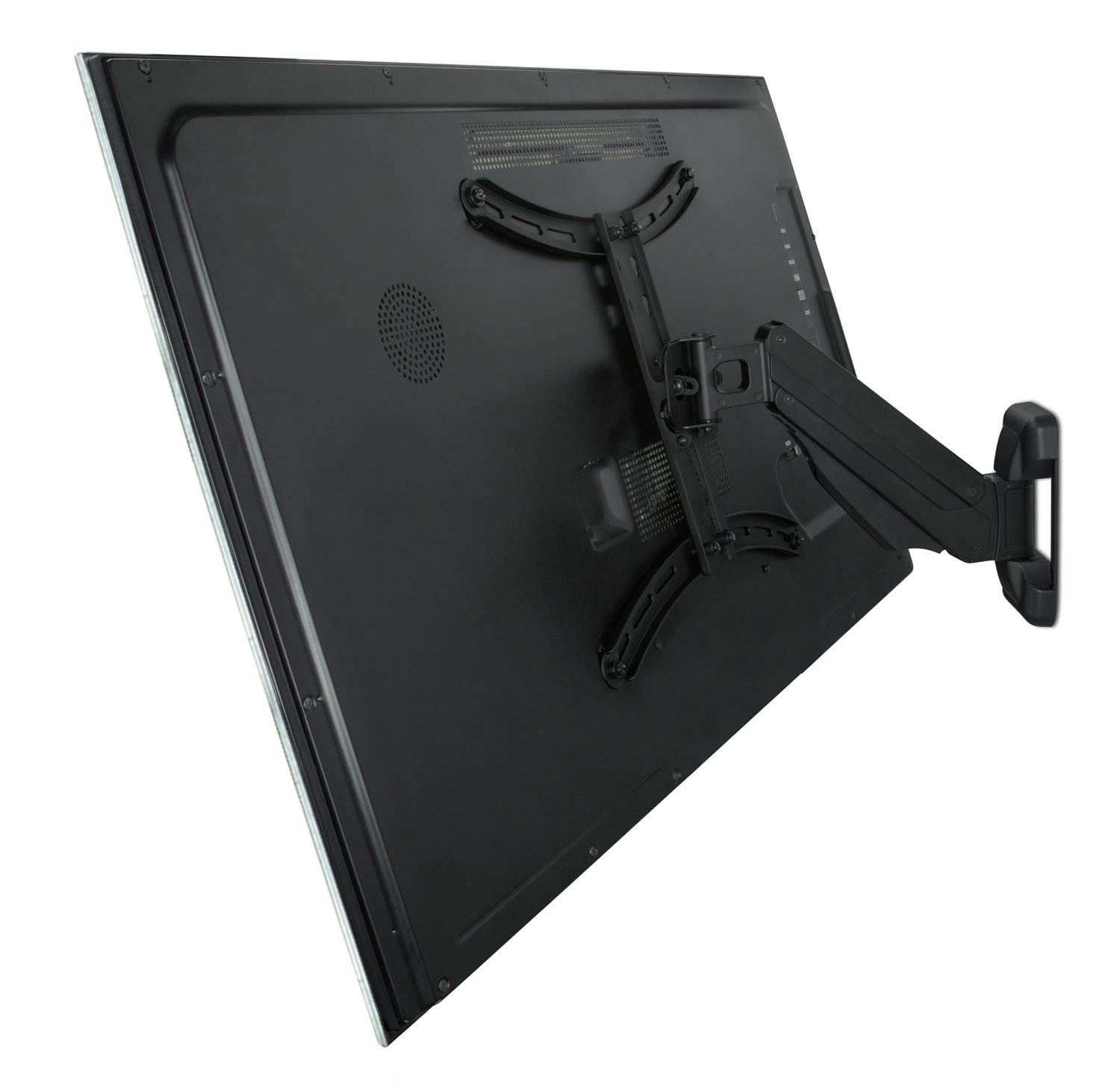 MI-340 TV Mount for 50", 55", 60", 65" Inch TV, Full Motion, Height Adjustable, Wall Mount Bracket for LCD/LED/Plasma Flat Screen, VESA 600x400mm, 55 lb Weight Capacity, Black