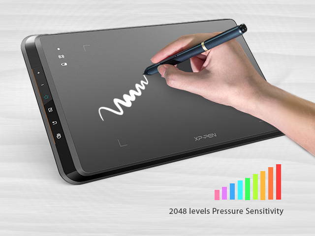 XP-Pen Star05 Wireless Drawing tablet Battery-free Stylus Graphics Drawing Tablet with Touch Express Keys