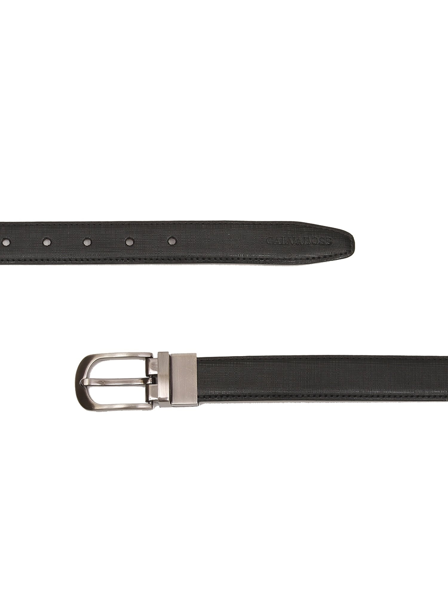 Calvadoss Black & Brown Reversible Belt for Women
