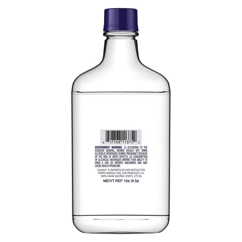 SVEDKA Imported Swedish Vodka - 375ml Bottle