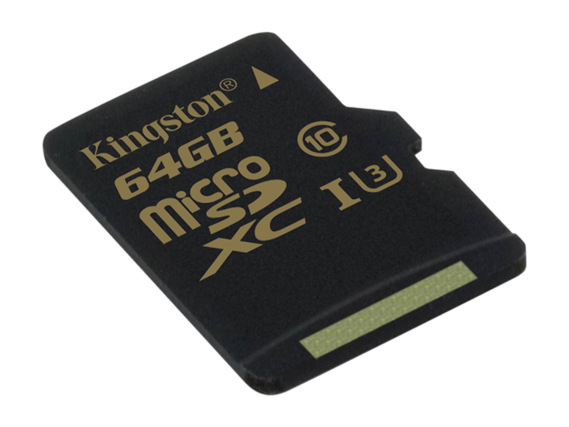 Kingston 64GB MicroSDXC UHS-I/U3 Class 10 Memory Card with Adapter, Speed Up to 90MB/s (SDCG/64GB)