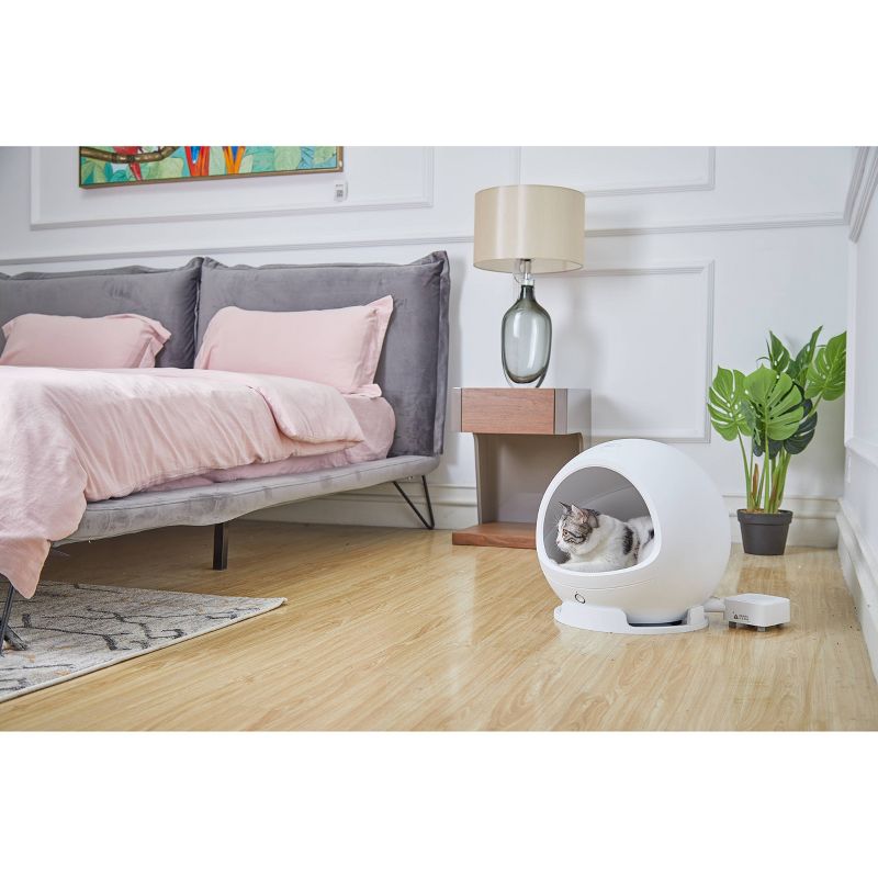 PetKit Cozy Smart Pet Cave Pet Beds - White