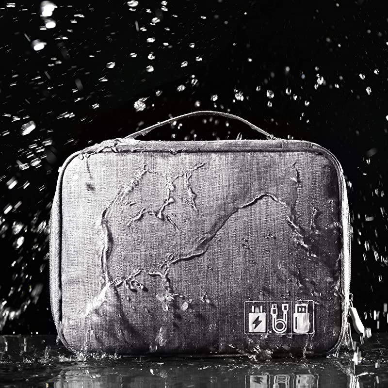 Electronic Organizer Travel Universal Cable Organizer Electronics Accessories Cases for Cable, Charger, Phone, USB, SD Card