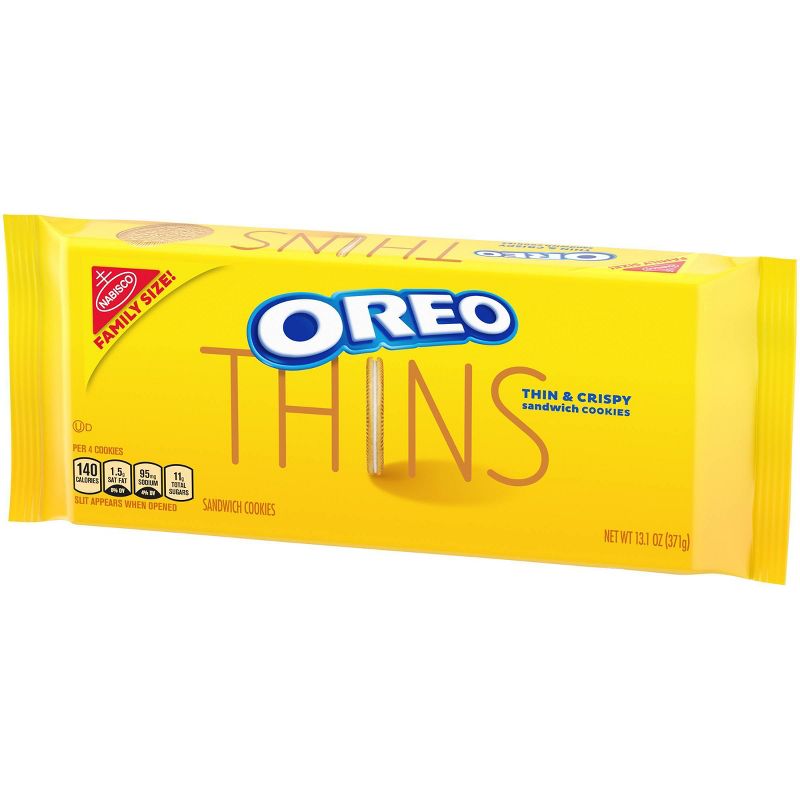 Oreo Thins Golden Sandwich Cookies Family Size - 13.1oz
