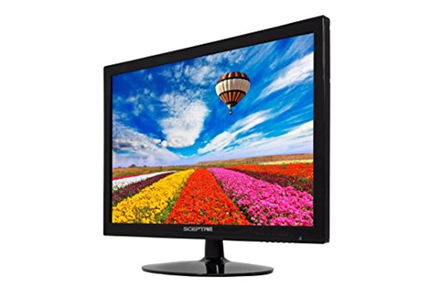 Sceptre 24 Inch 75Hz Slim LED Monitor with Build-in Speakers HDMI VGA, New Black (E248W-19208A) (E248W-19208A)