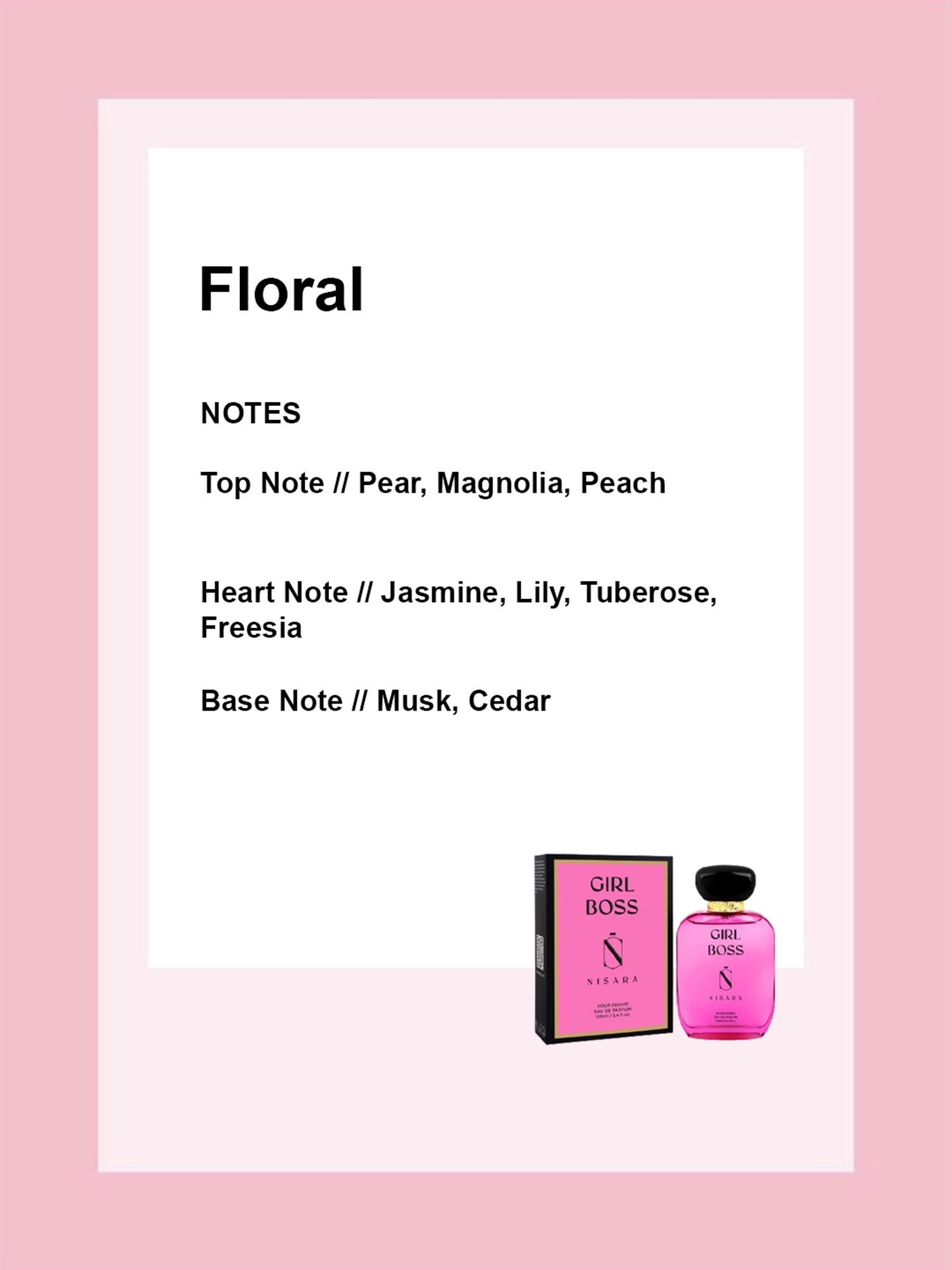 NISARA Girl Boss Eau de Parfum for Women - 100 ml