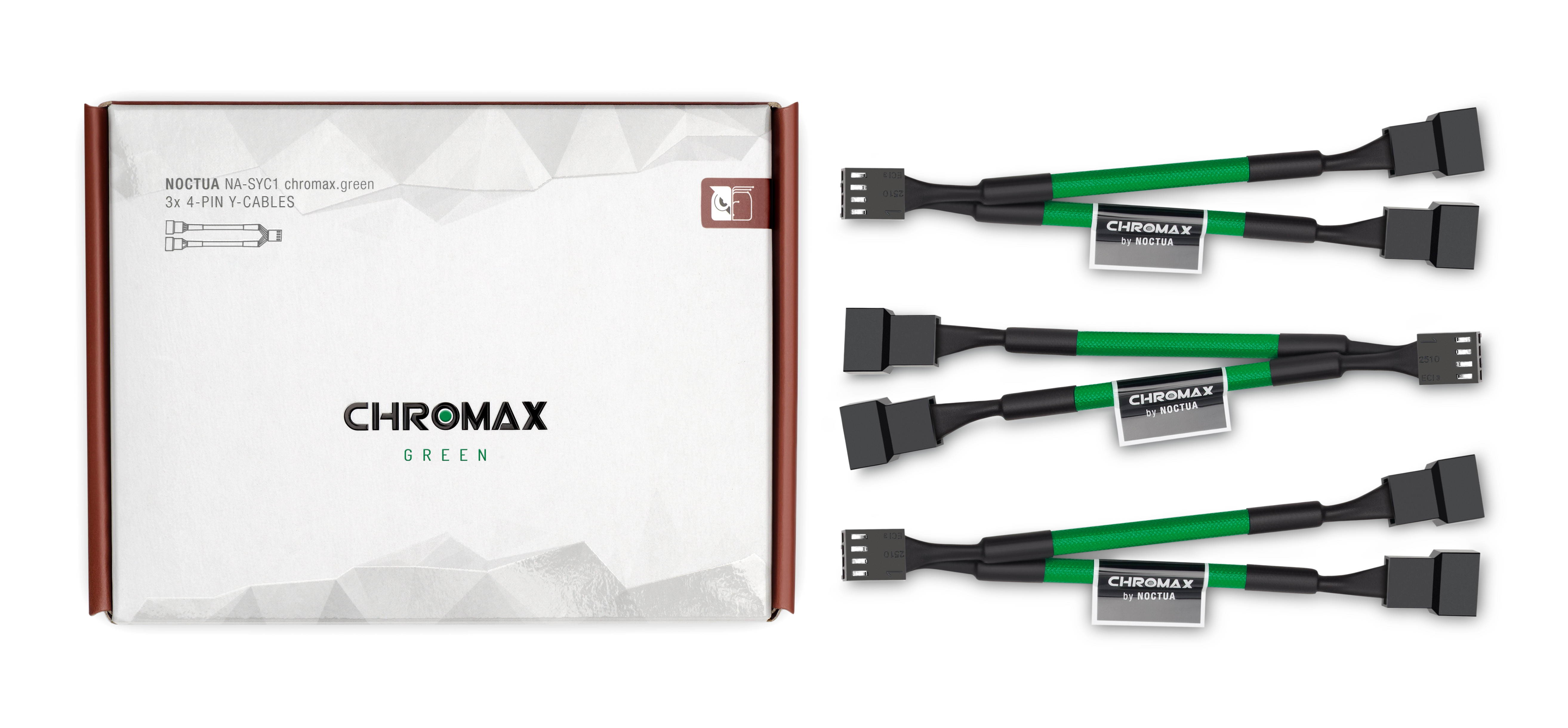 Noctua NA-SYC1 chromax.white, 4-Pin Y-Cables (White)