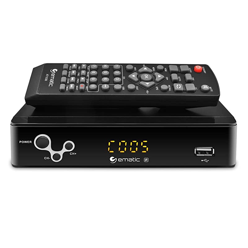 Digital Converter,  Digital TV Converter Box with Recording, Playback, & Parental Controls [ AT103B ]