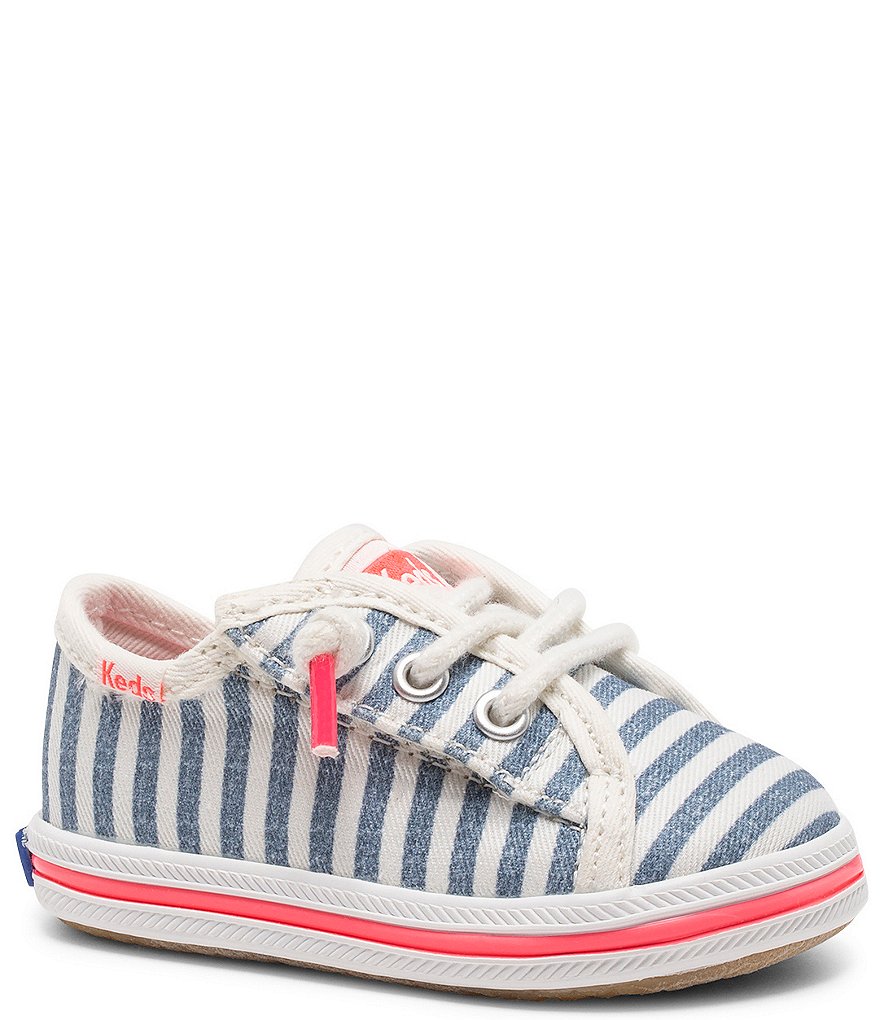 Keds Girls' Kickstart Sneaker Crib Shoes (Infant)