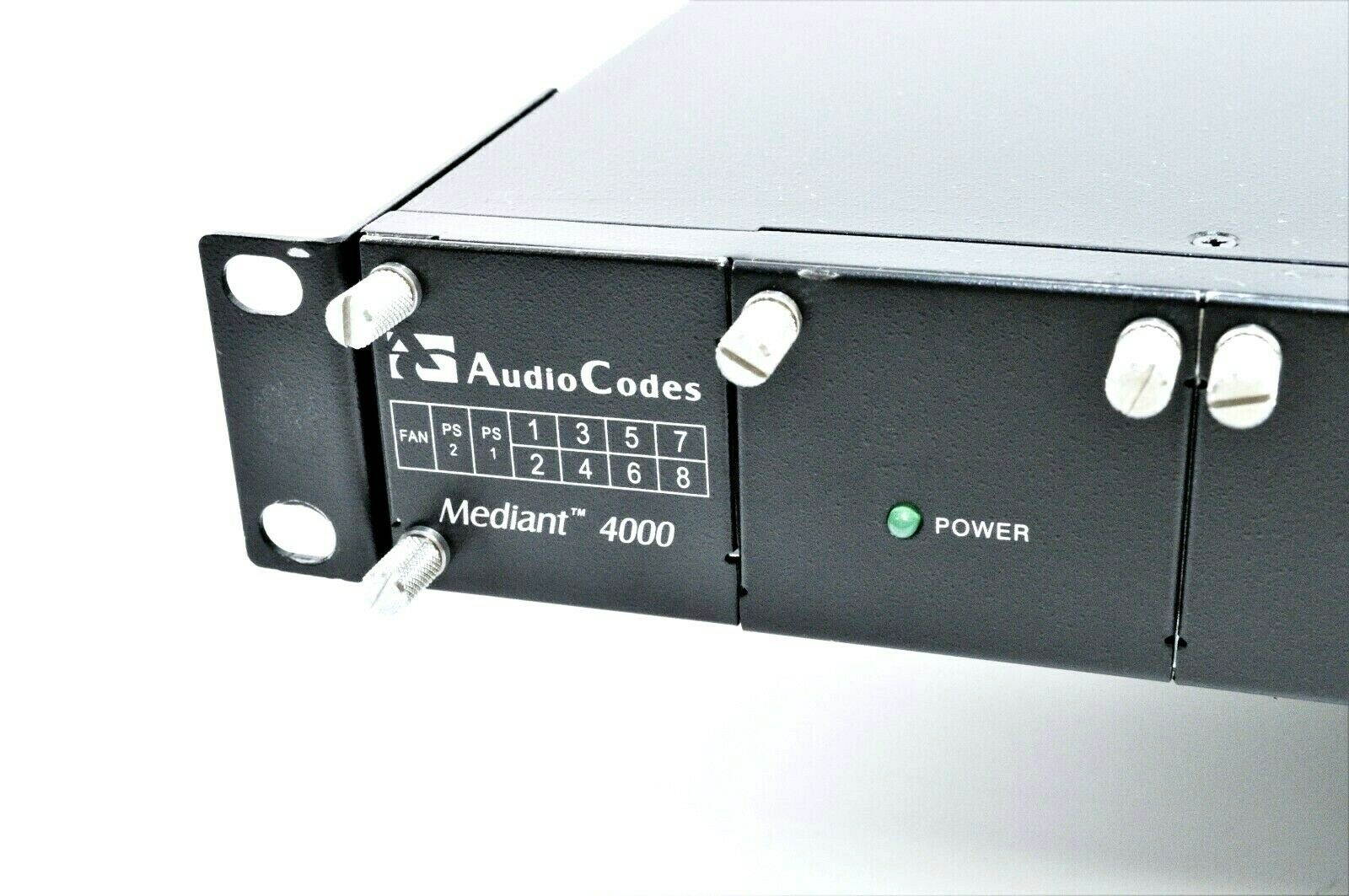 AudioCodes M4K/BASE/AC Mediant 4000 M4K11/BASE/RED/AC SBC SIP Appliance