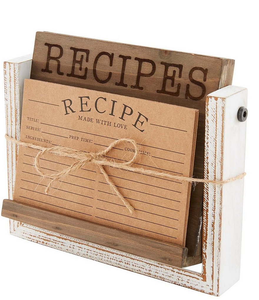 Mud Pie Wedding Collection With Love Recipe Box