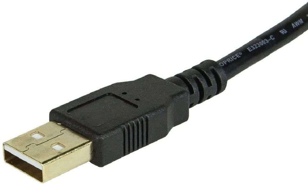 5 PCS USB 2.0 A Male to A Female Extension 28 or 24AWG Cable Gold Plated 10 Feet, CNE611969
