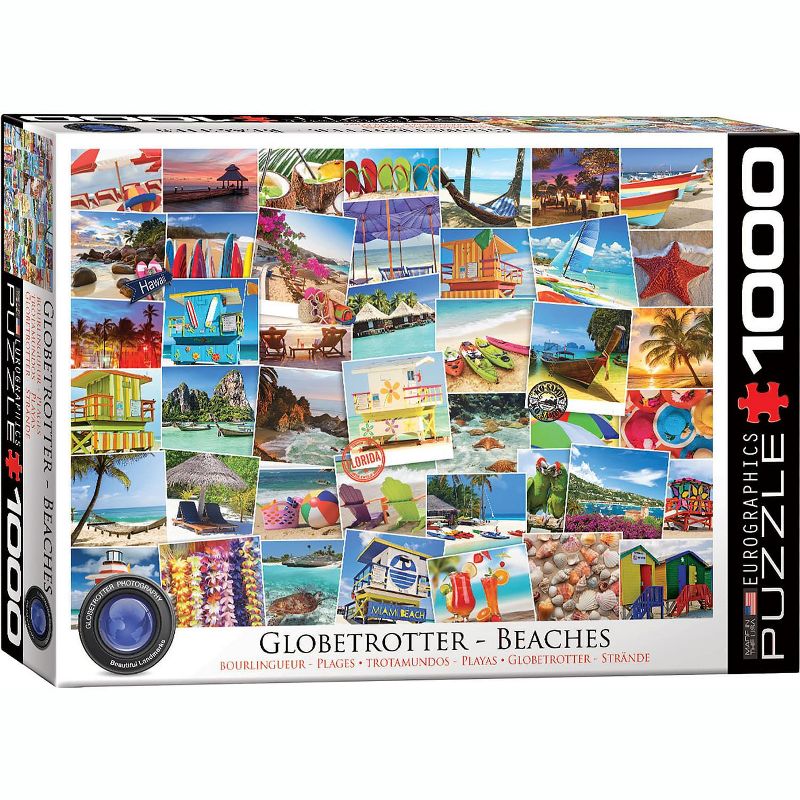 Eurographics Inc. Globetrotter Beaches 1000 Piece Jigsaw Puzzle