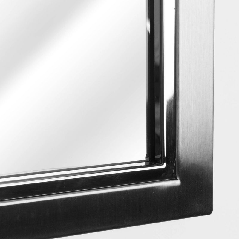 30" x 40" Classic Brushed Mirror Nickel/Chrome - Head West