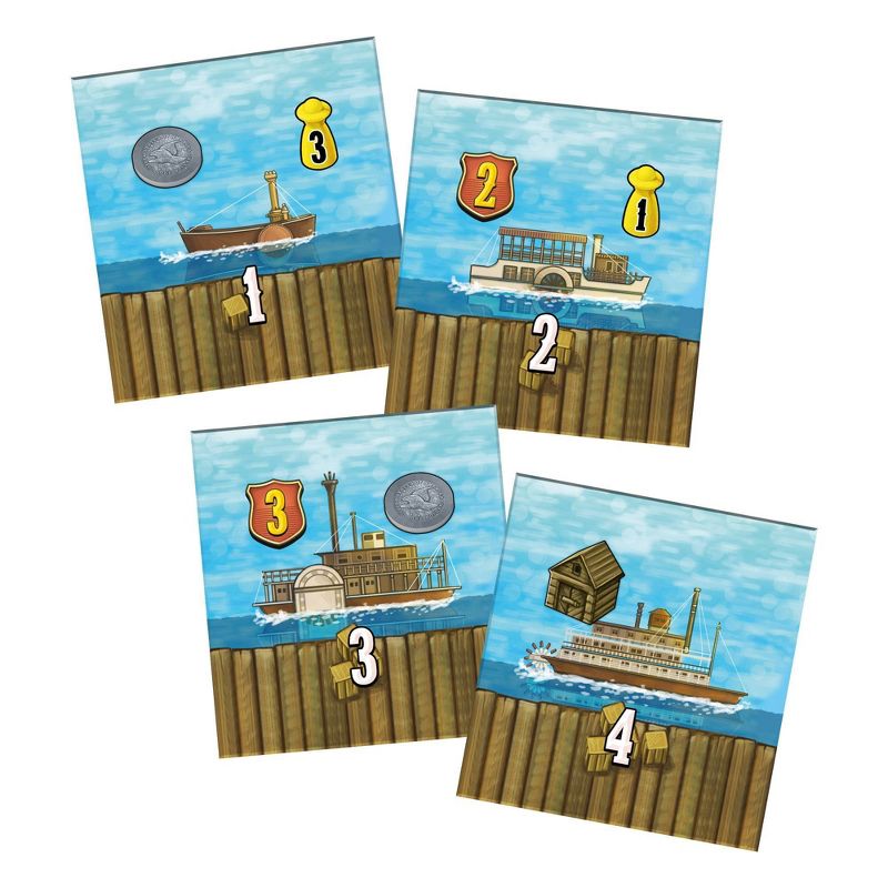 Lookout Riverboat Board Game