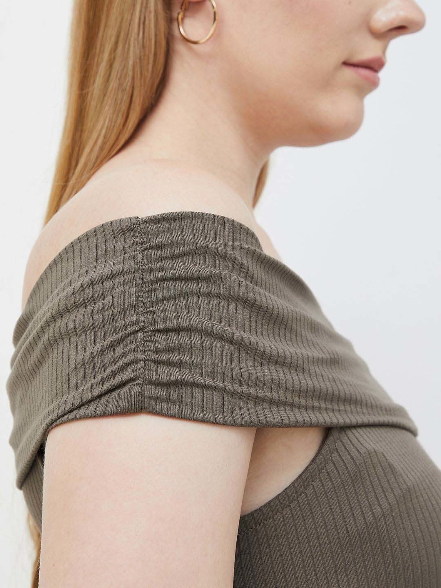 Code by Lifestyle Brown Striped Top