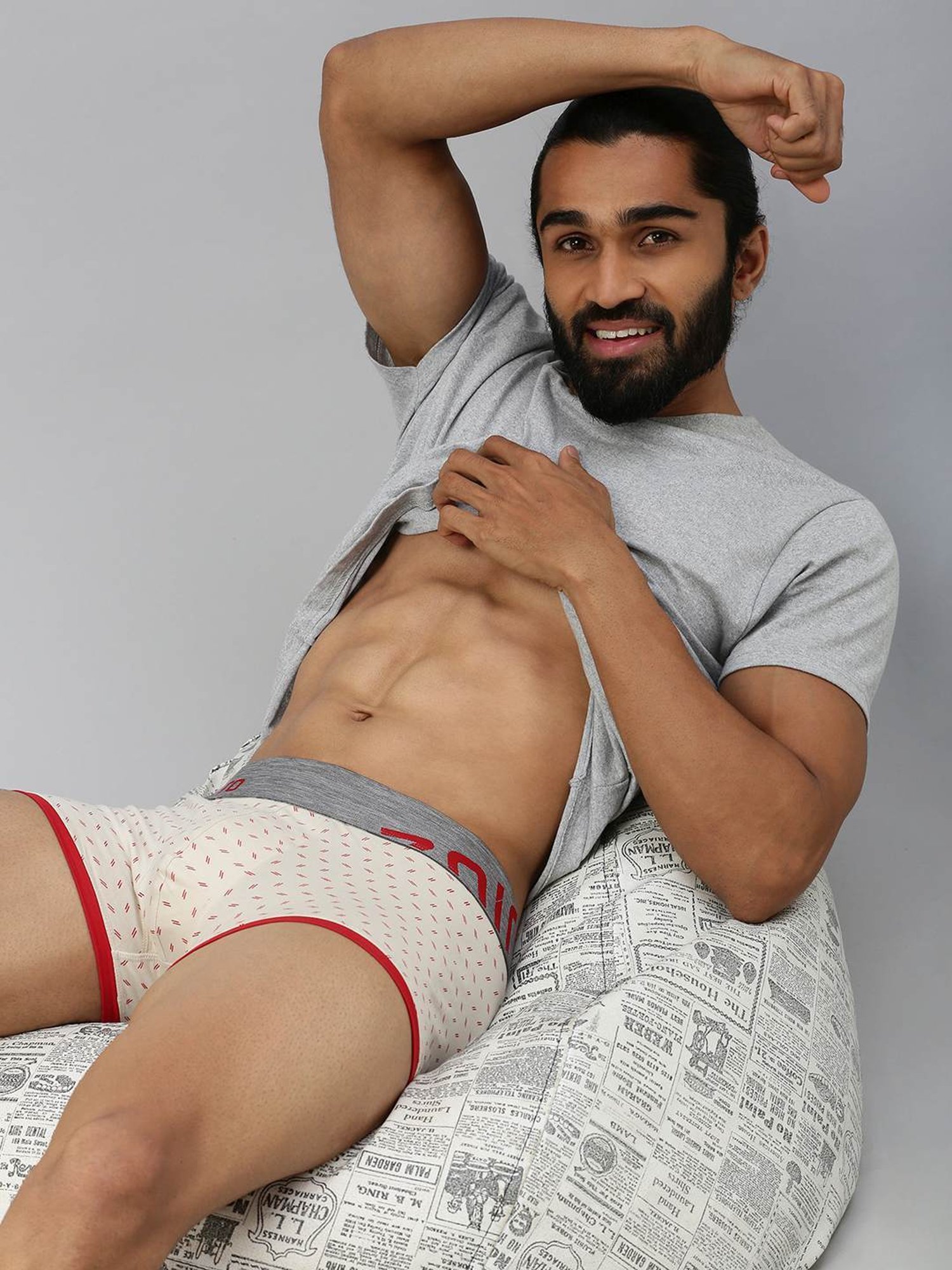 Zoiro Pumic Stone & Lettuce Regular Fit Printed Trunks - Pack Of 2