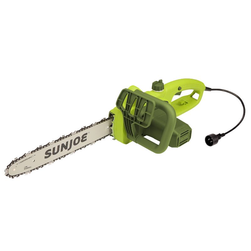 Sun Joe SWJ599E Tree Limb Master Electric Handheld Chainsaw | 14-Inch | 9-Amp | Low-Kickback.