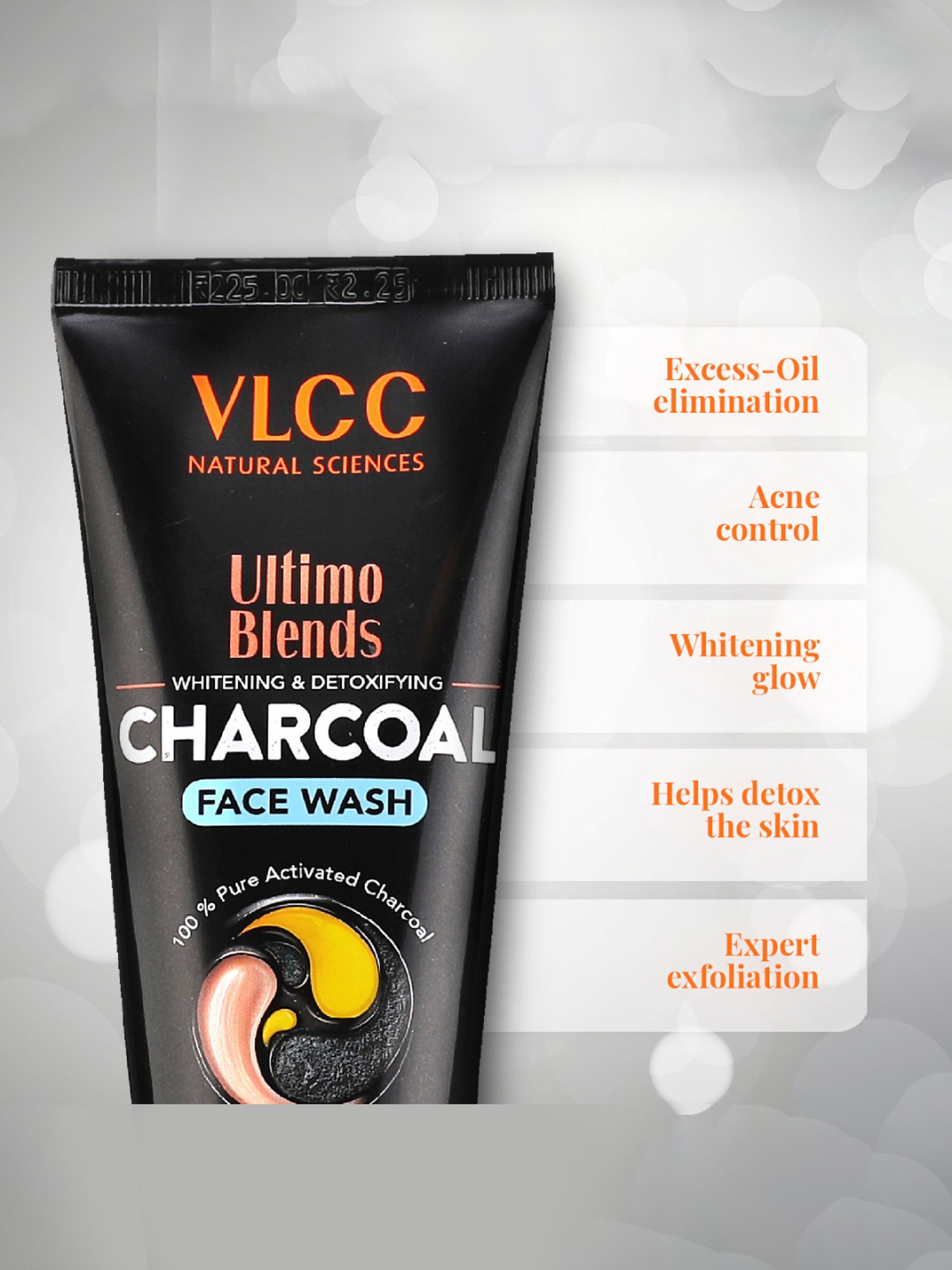 VLCC Ultimo Blends Charcoal Face Wash - 100 ml