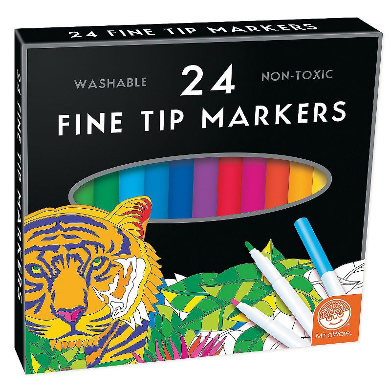 MindWare Fantastical Styles Coloring Books With Free Markers - Coloring Books - 5 Pieces