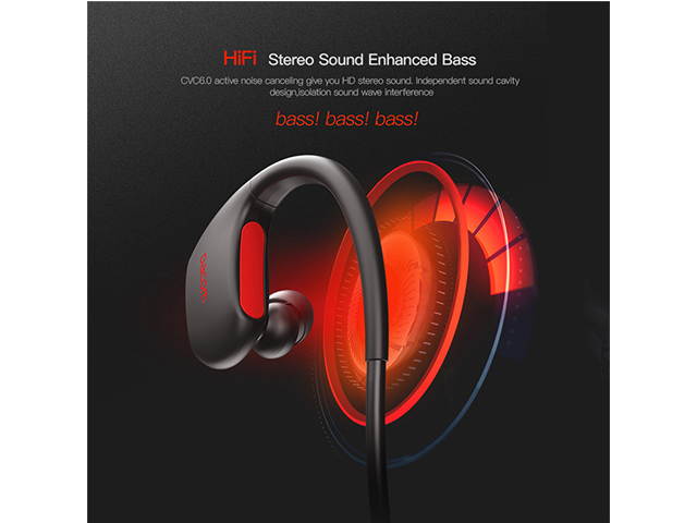 AutofeelSunriseoffice IPX7 Waterproof Sweatproof Wireless Bluetooth Headphones Stereo Super Bass Earbuds Earphone Headset Hand Free Earpiece For Phone iPhone Xiaomi Samsung Oppo Huawei