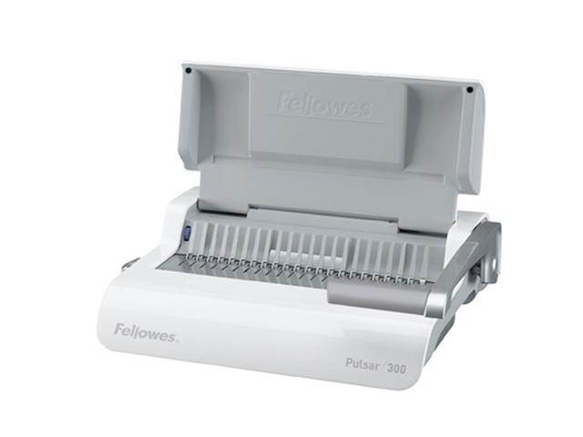 5216601 Fellowes Pulsar Comb Binding System, 300 Sheets, 18-1/8w x 15-3/8d x 5-1/8h, White
