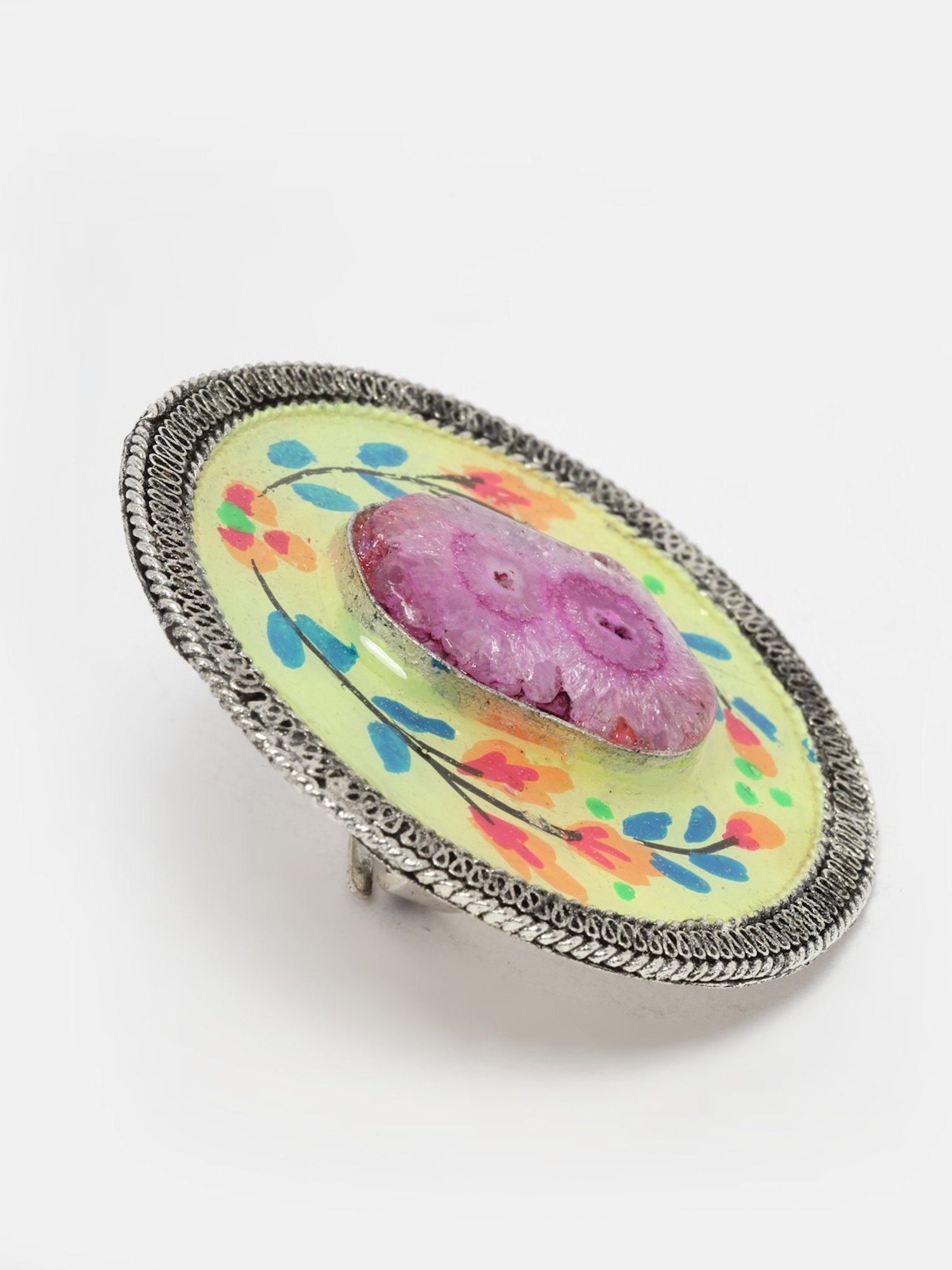 Accessorize London Women's Jewel Embellished Rings Set Of Three White