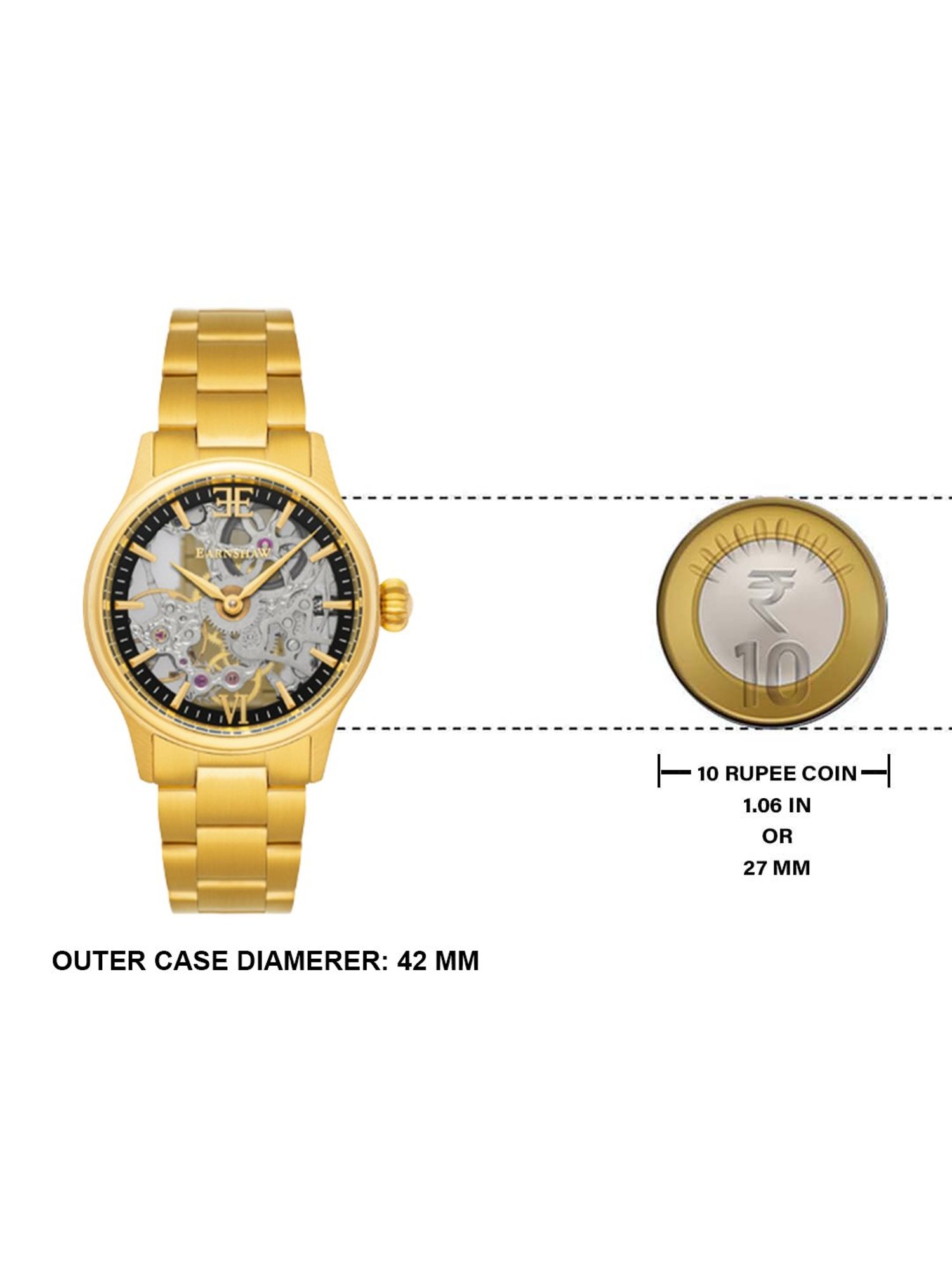 EARNSHAW ES-8061-22 Bauer Shadow Analog Watch for Men